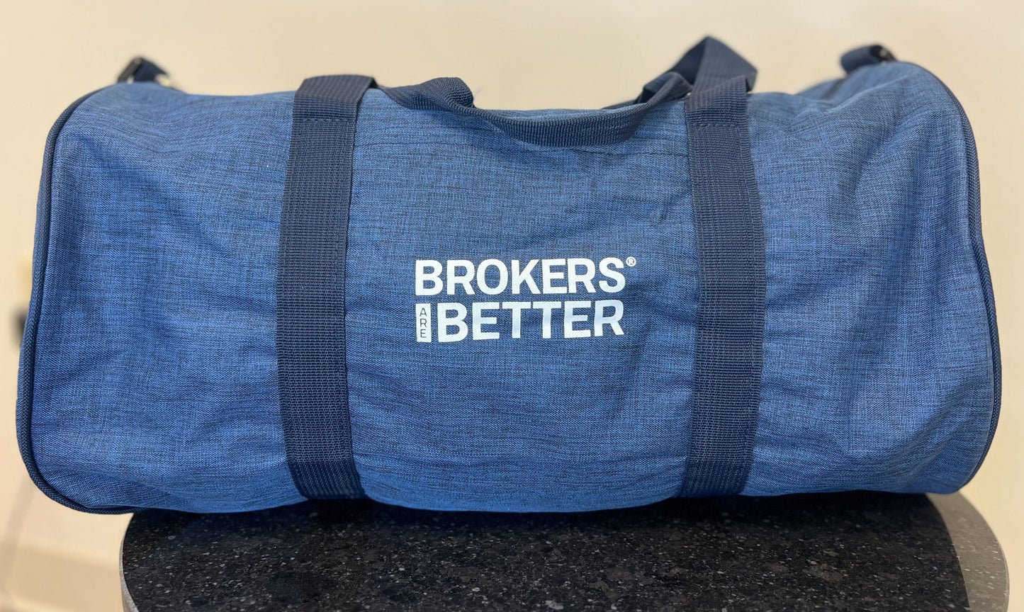 Brokers are Better Duffle Bag: BAB Blue